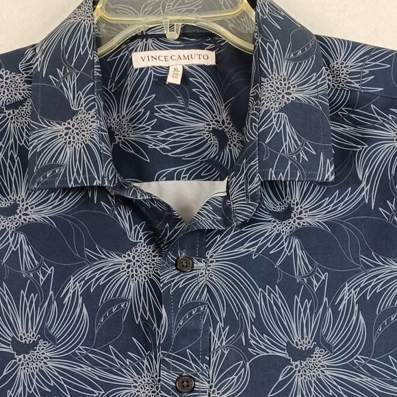 Vince Camuto short sleeve shirt Sz XL - Picture 5 of 6